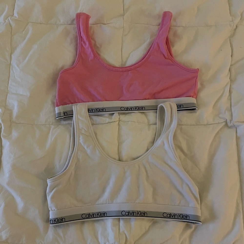 Calvin k cloth bras